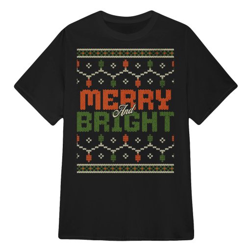 Merry and Bright Ugly Christmas Sweater