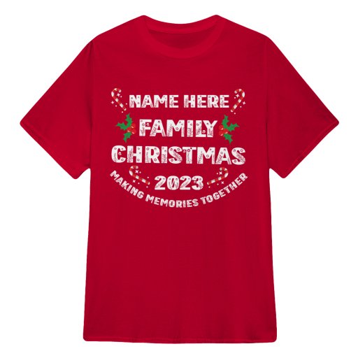 Custom Family Christmas 2023 Making Memories Together